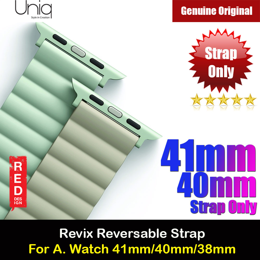 Picture of Uniq Revix Reversible Magnetic Silicone Strap Apple Watch 41mm 40mm 38mm Series 1 2 3 4 5 6 7 SE Nike (Sage Beige) Apple Watch 38mm- Apple Watch 38mm Cases, Apple Watch 38mm Covers, iPad Cases and a wide selection of Apple Watch 38mm Accessories in Malaysia, Sabah, Sarawak and Singapore 