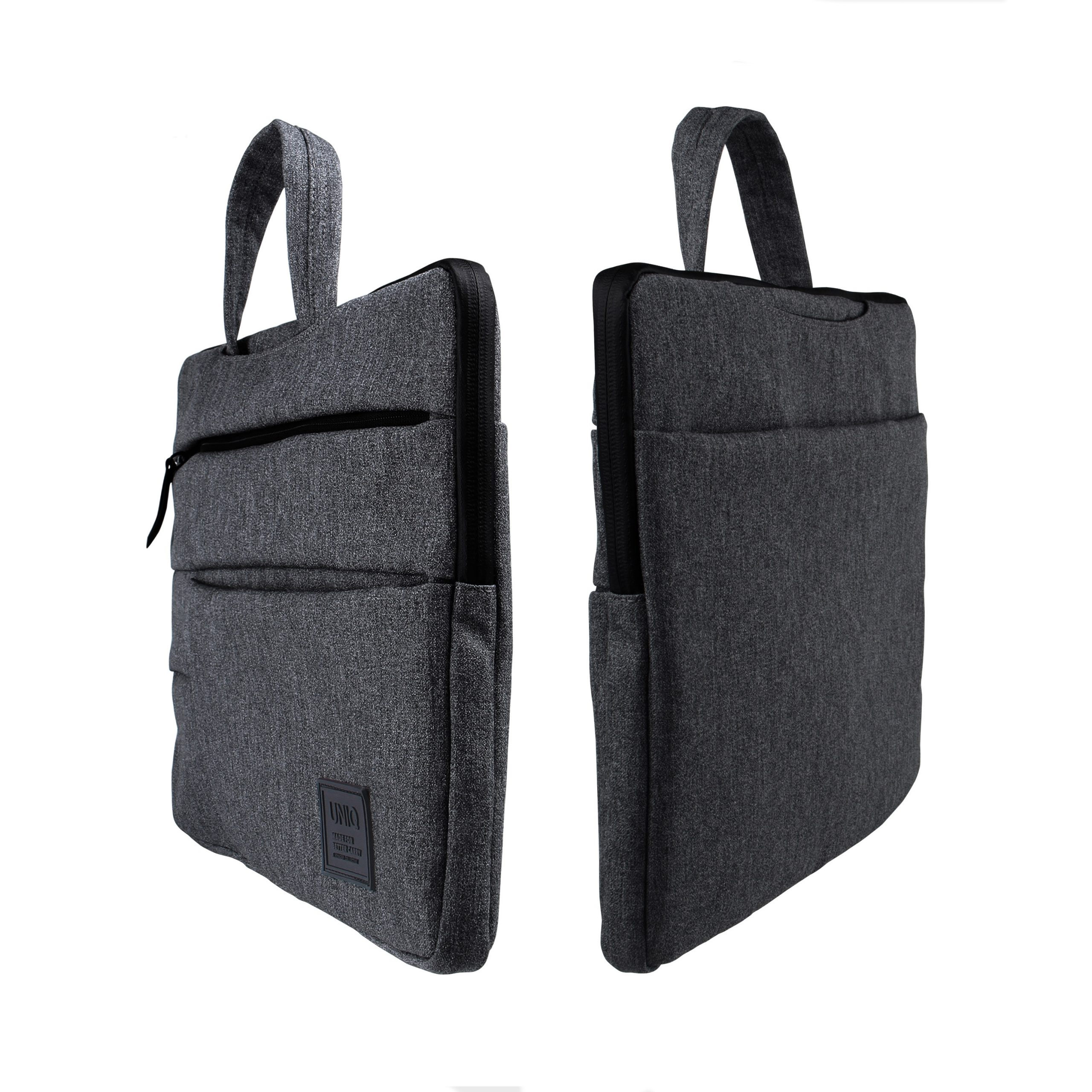 Picture of Uniq Cavalier Laptop Sleeve with Multi compartment fit up to 15 inches (Black)