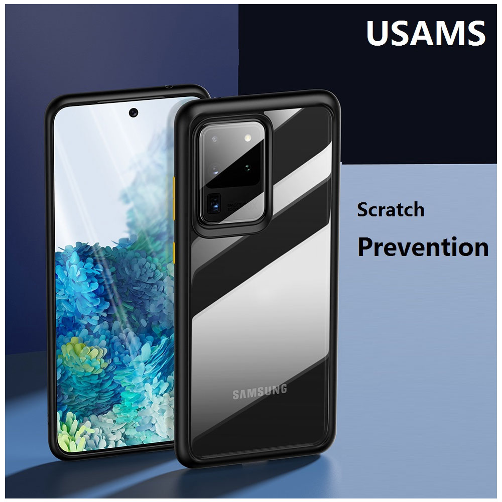 Picture of Samsung Galaxy S20 Ultra 6.9 Case | USAMS Janz Series Protection Case for Samsung Galaxy S20 Ultra 6.9 (Black)