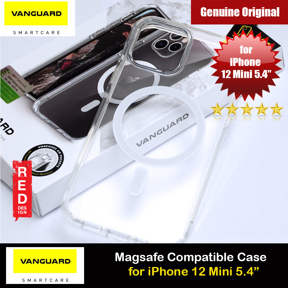 Picture of Viva Madrid Vanguard Halo Magsafe Compatible Clear Drop Protection Case for iPhone 12 Mini 5.4 (Clear) Apple iPhone 12 mini 5.4- Apple iPhone 12 mini 5.4 Cases, Apple iPhone 12 mini 5.4 Covers, iPad Cases and a wide selection of Apple iPhone 12 mini 5.4 Accessories in Malaysia, Sabah, Sarawak and Singapore 