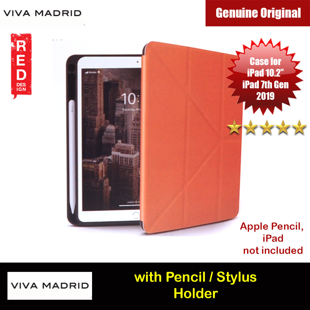 Picture of Viva Madrid Elegant Protection Flip and Standable Case with Integrated Pencil Holder for Apple iPad 10.2 7th Gen 2019 iPad 10.2 8th Gen 2020 (Brown) Apple iPad 10.2 7th gen 2019- Apple iPad 10.2 7th gen 2019 Cases, Apple iPad 10.2 7th gen 2019 Covers, iPad Cases and a wide selection of Apple iPad 10.2 7th gen 2019 Accessories in Malaysia, Sabah, Sarawak and Singapore 