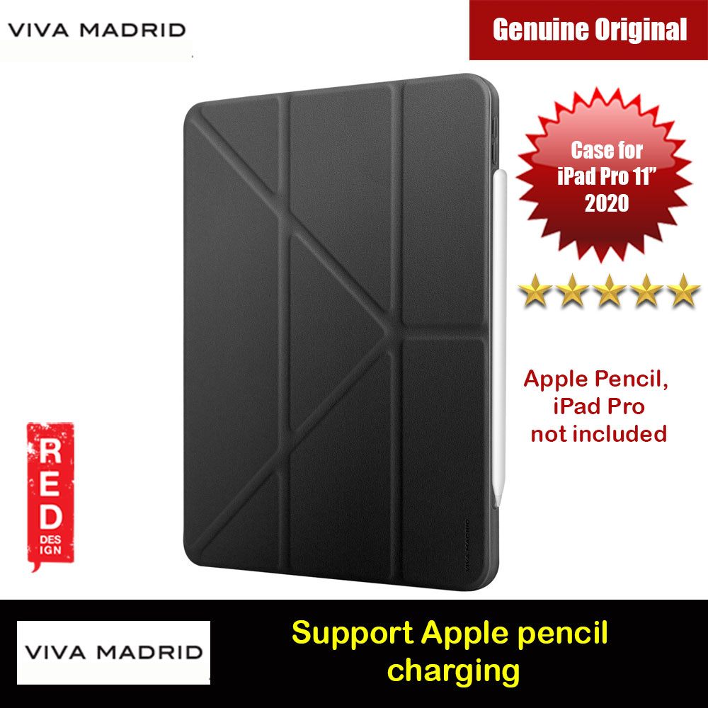 Picture of Viva Madrid Elegant Protection Flip and Standable Case with Integrated Pencil Holder for Apple iPad Pro 11 2nd 2020 (Black) Apple iPad Pro 11 2nd gen 2020- Apple iPad Pro 11 2nd gen 2020 Cases, Apple iPad Pro 11 2nd gen 2020 Covers, iPad Cases and a wide selection of Apple iPad Pro 11 2nd gen 2020 Accessories in Malaysia, Sabah, Sarawak and Singapore 