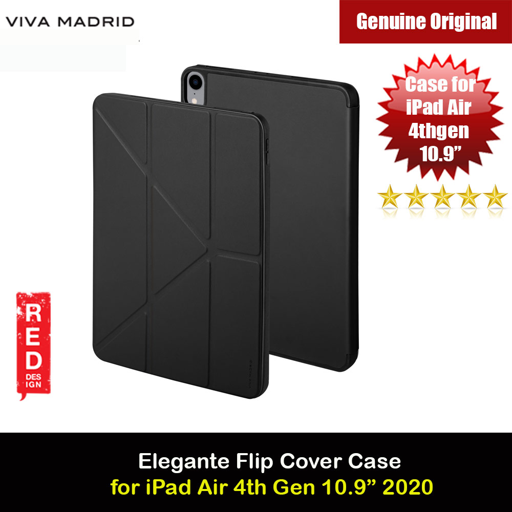 Picture of Viva Madrid Elegant Protection Flip and Standable Case with Integrated Pencil Holder for Apple iPad Air 4th Gen 10.9 2020 (Black) Apple iPad Air 10.9 2020- Apple iPad Air 10.9 2020 Cases, Apple iPad Air 10.9 2020 Covers, iPad Cases and a wide selection of Apple iPad Air 10.9 2020 Accessories in Malaysia, Sabah, Sarawak and Singapore 