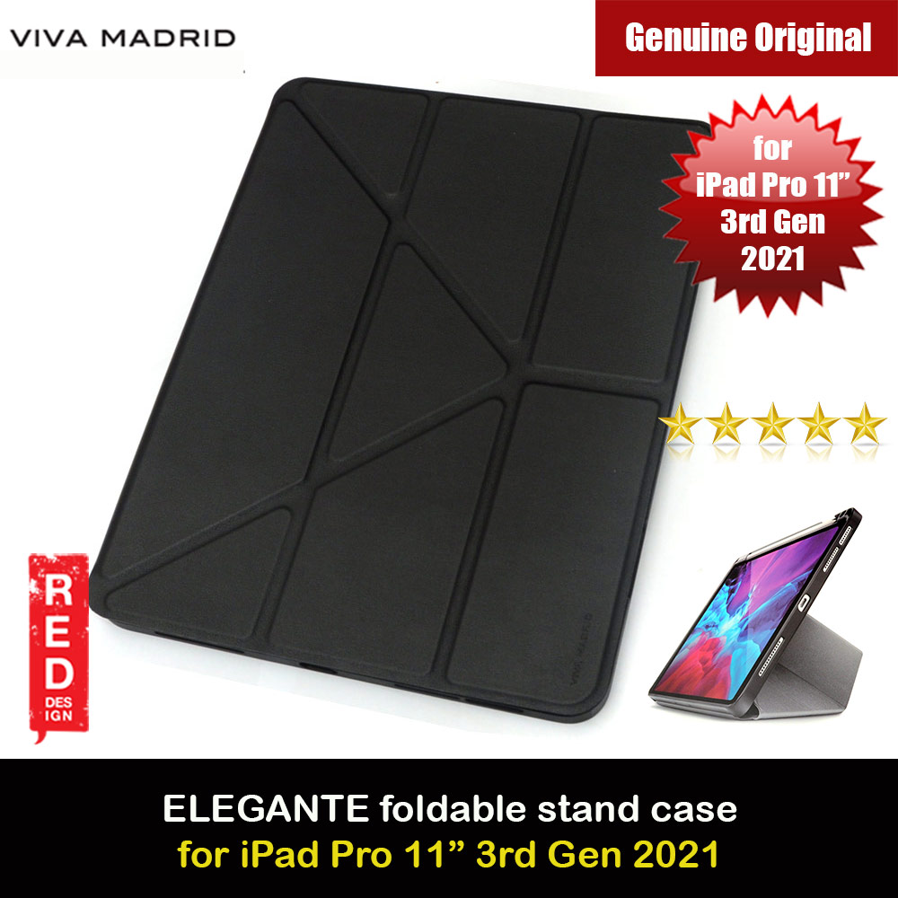 Picture of Viva Madrid Elegant Protection Flip and Standable Case with Integrated Pencil Holder for Apple iPad Pro 11 3rd Gen  2021 (Black) Apple iPad Pro 11 3rd gen 2021- Apple iPad Pro 11 3rd gen 2021 Cases, Apple iPad Pro 11 3rd gen 2021 Covers, iPad Cases and a wide selection of Apple iPad Pro 11 3rd gen 2021 Accessories in Malaysia, Sabah, Sarawak and Singapore 