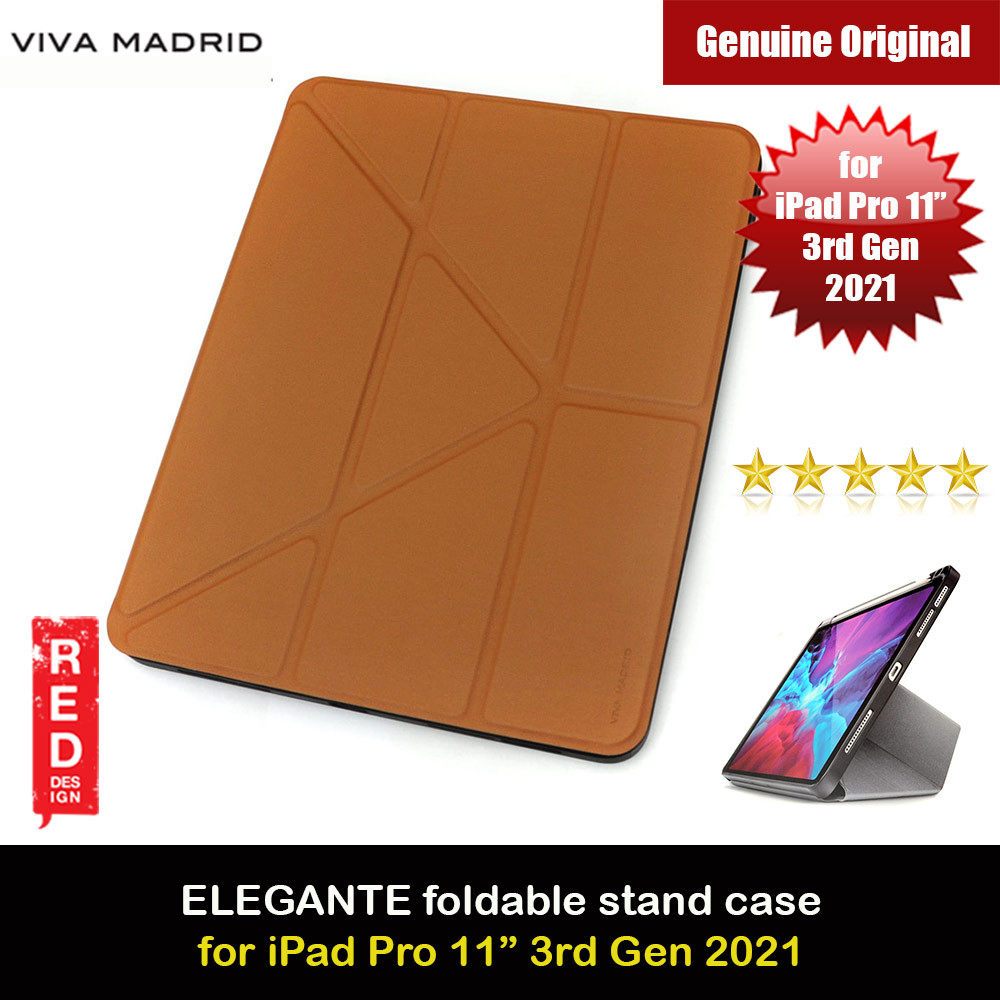 Picture of Viva Madrid Elegant Protection Flip and Standable Case with Integrated Pencil Holder for Apple iPad Pro 11 3rd Gen  2021 (Brown) Apple iPad Pro 11 3rd gen 2021- Apple iPad Pro 11 3rd gen 2021 Cases, Apple iPad Pro 11 3rd gen 2021 Covers, iPad Cases and a wide selection of Apple iPad Pro 11 3rd gen 2021 Accessories in Malaysia, Sabah, Sarawak and Singapore 