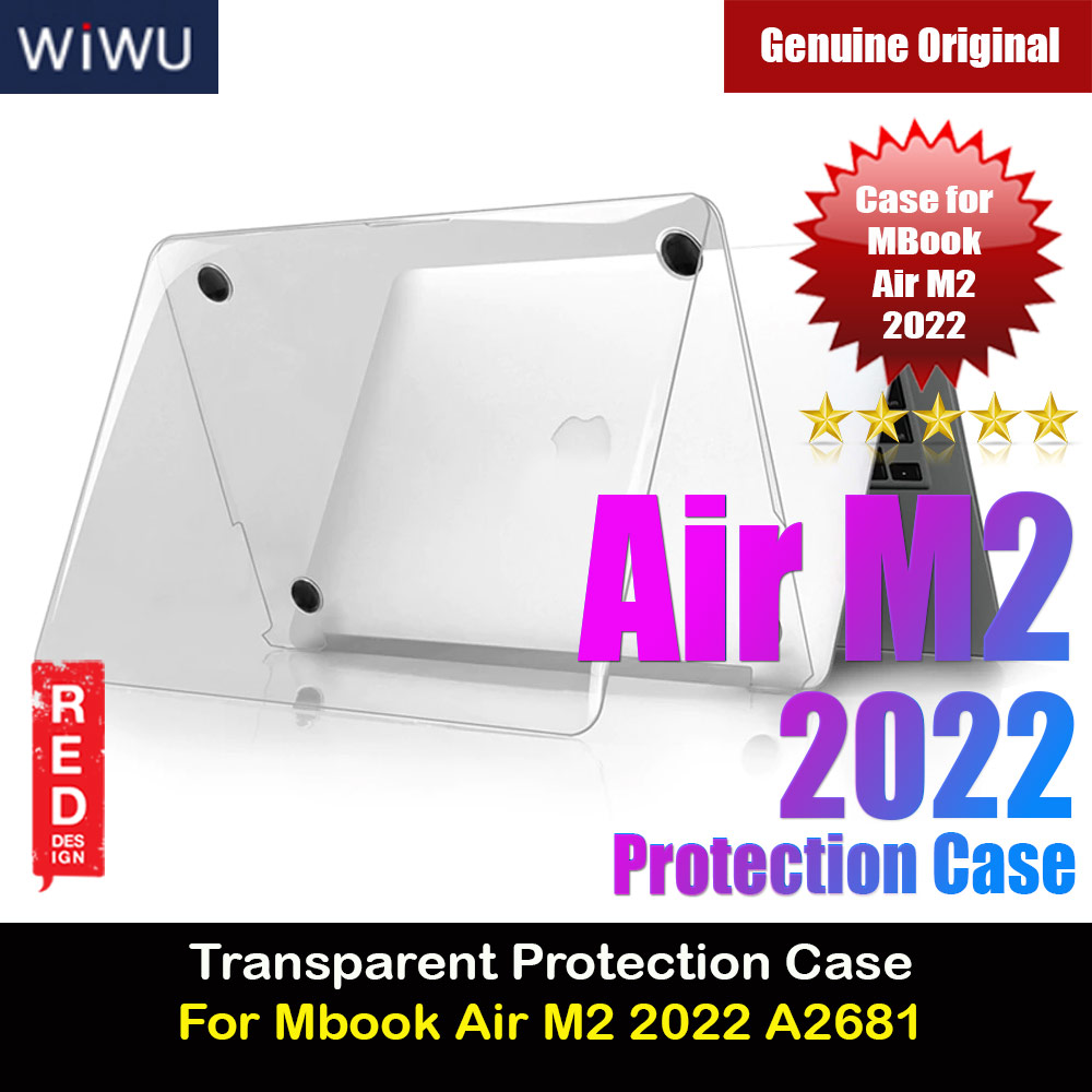 Picture of WIWU iSHIELD Slim Fit Hard Shell Protection Case for Apple Macbook Air M2 13.6" 2022 A2681 (Matte Clear) Apple Macbook Air 13 M2 2022- Apple Macbook Air 13 M2 2022 Cases, Apple Macbook Air 13 M2 2022 Covers, iPad Cases and a wide selection of Apple Macbook Air 13 M2 2022 Accessories in Malaysia, Sabah, Sarawak and Singapore 