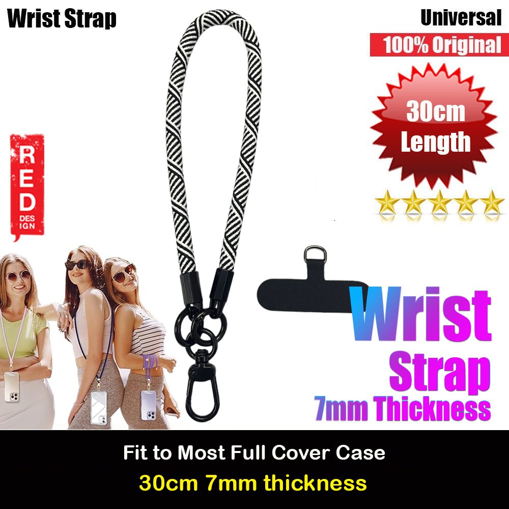 Picture of Red Design Selected Wrist Strap for phone (Black Line) Red Design- Red Design Cases, Red Design Covers, iPad Cases and a wide selection of Red Design Accessories in Malaysia, Sabah, Sarawak and Singapore 