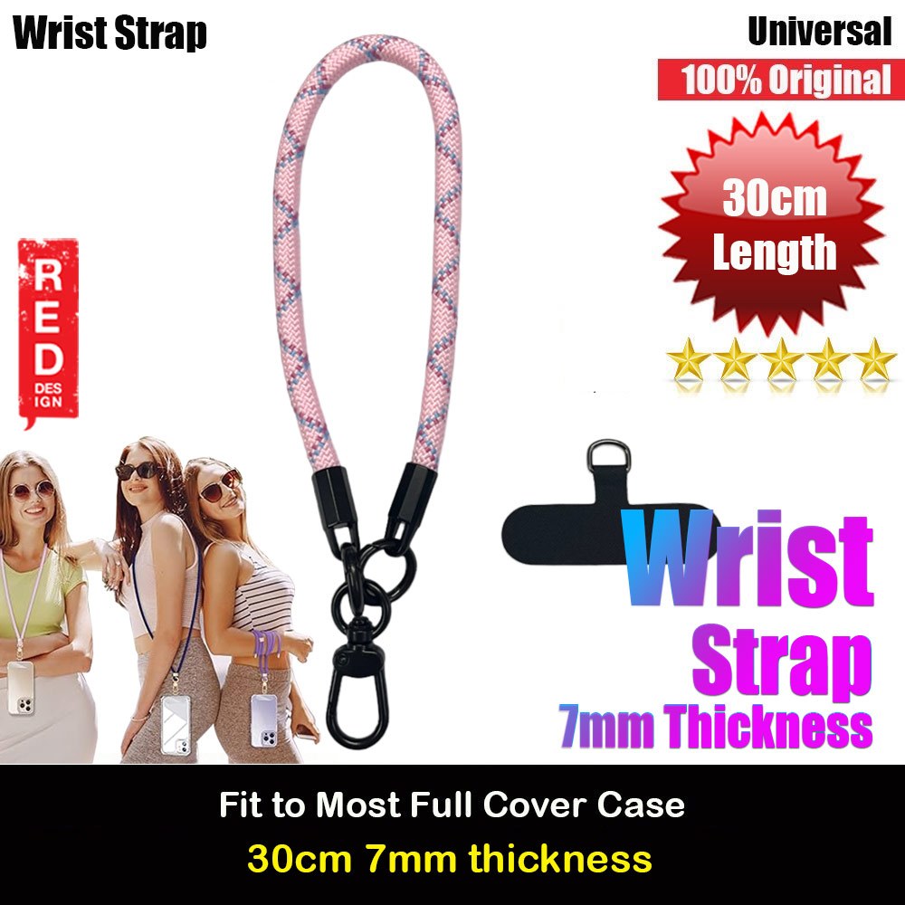 Picture of Red Design Selected Wrist Strap for phone (Pink Line) Red Design- Red Design Cases, Red Design Covers, iPad Cases and a wide selection of Red Design Accessories in Malaysia, Sabah, Sarawak and Singapore 