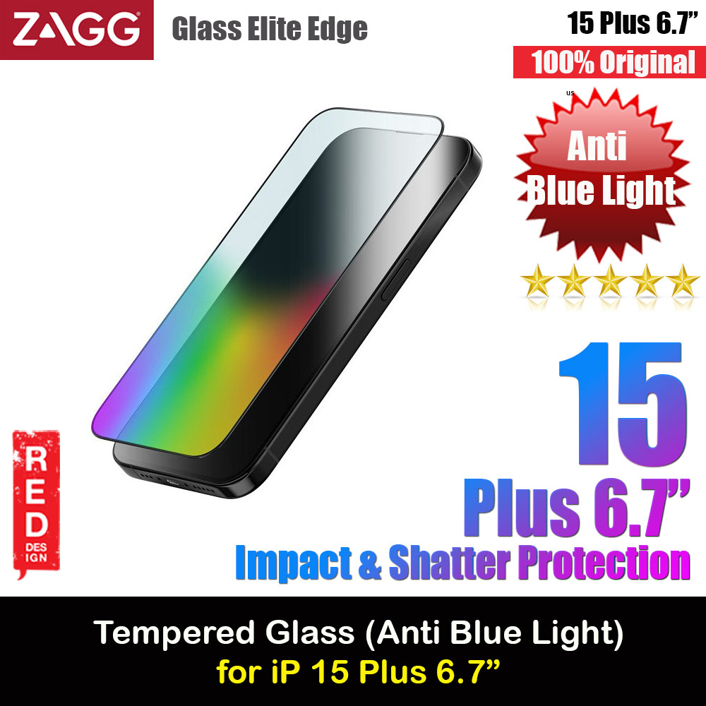 Picture of Zagg Glass Elite Edge RPF30 VG AM Tempered Glass Screen Protector with Easy Installation Tray for iPhone 15 Plus 6.7 (Anti Blue) Apple iPhone 15 Plus 6.7- Apple iPhone 15 Plus 6.7 Cases, Apple iPhone 15 Plus 6.7 Covers, iPad Cases and a wide selection of Apple iPhone 15 Plus 6.7 Accessories in Malaysia, Sabah, Sarawak and Singapore 