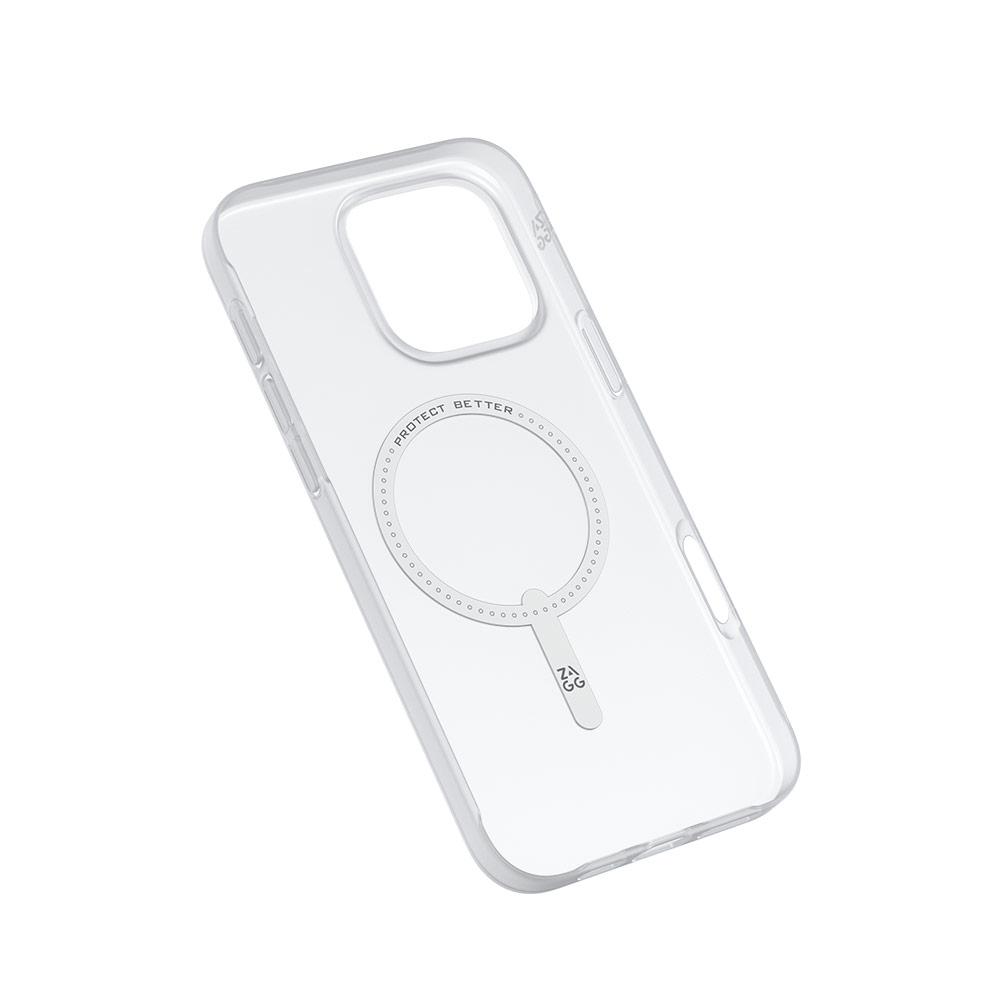 Picture of Apple iPhone 16 Pro 6.3 Case | Zagg Essentials Hampton Snap Lite Magnetic Super Slim Case for iPhone 16 Pro 6.3 (Foggy)