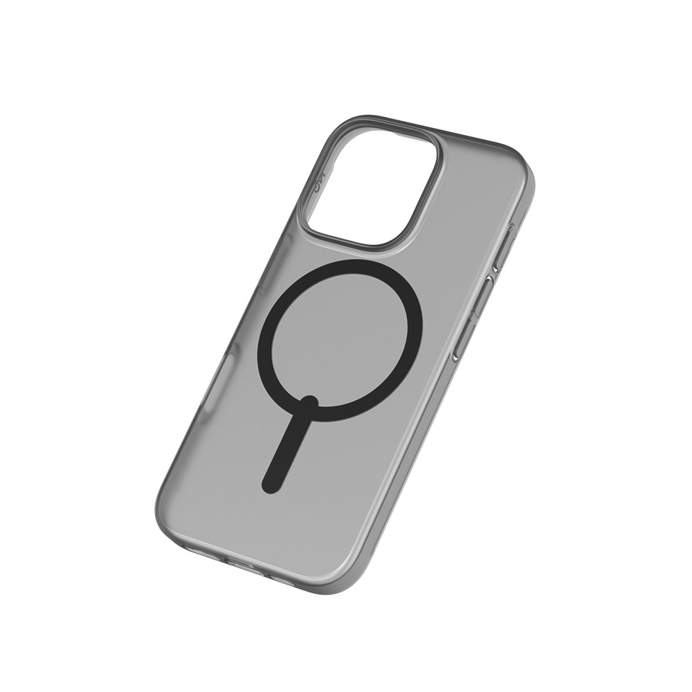 Picture of Apple iPhone 16 Pro Max 6.9 Case | Zagg Essentials Hampton Snap Lite Magnetic Super Slim Case for iPhone 16 Pro Max 6.9 (Smoke Black)