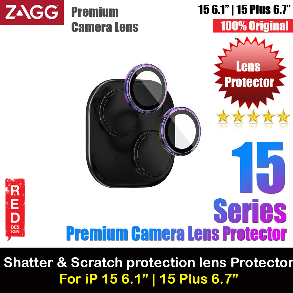 Picture of ZAGG Glass Luxury Camera Lens Frame Protector For IPhone 15 Plus 6.7 15 6.1 (iridescent) Apple iPhone 15 6.1- Apple iPhone 15 6.1 Cases, Apple iPhone 15 6.1 Covers, iPad Cases and a wide selection of Apple iPhone 15 6.1 Accessories in Malaysia, Sabah, Sarawak and Singapore 